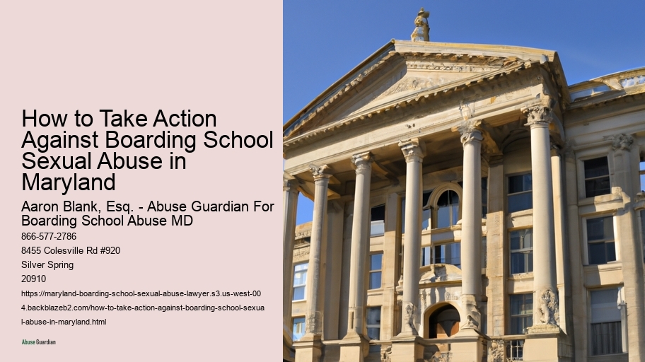 How to Take Action Against Boarding School Sexual Abuse in Maryland 