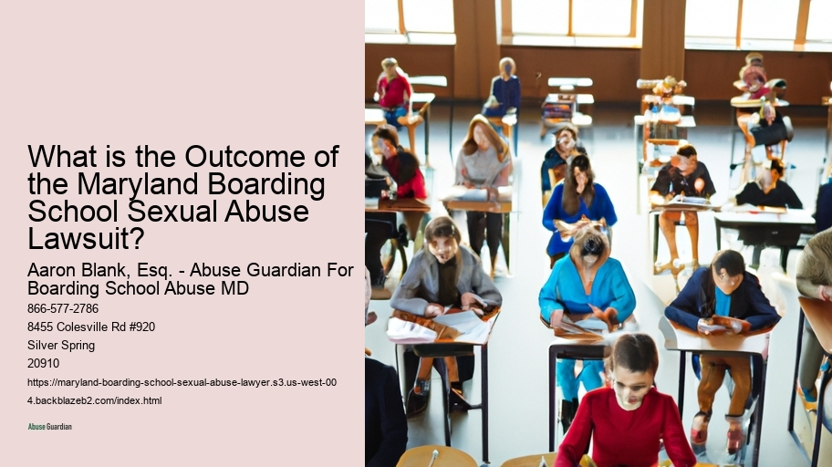 What is the Outcome of the Maryland Boarding School Sexual Abuse Lawsuit? 